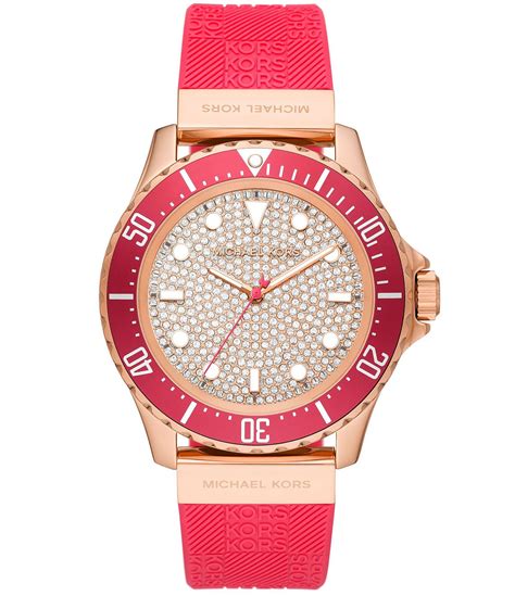 michael kors silicone watch